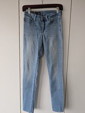 Armani Exchange Super Skinny Light Wash Denim Jeans Size 26R